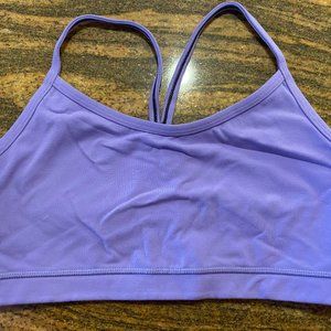 Lululemon Flow Y Bra, 8, Medium, Purple, Lavender